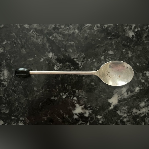 6 ART DECO EPNS COFFEE BEAN 🫘 Spoons 🥄 - Picture 4 of 11